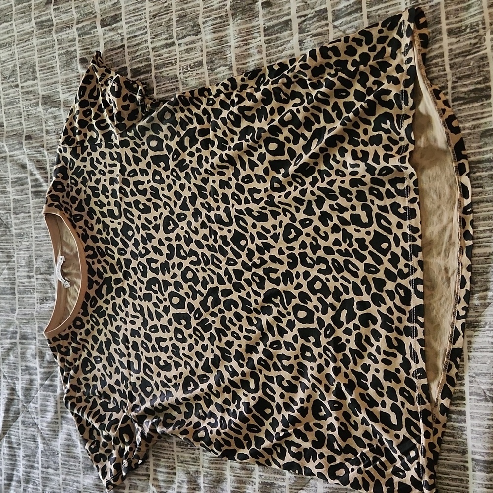 Cheetah Print Zara Shirt